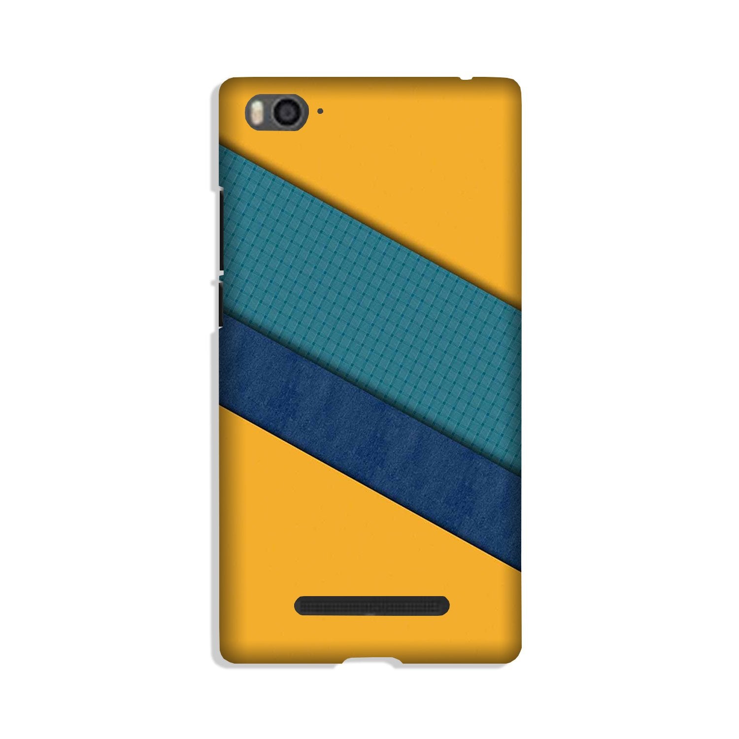 Diagonal Pattern Mobile Back Case for Xiaomi Mi 4i (Design - 370)