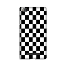 Black White Boxes Mobile Back Case for Xiaomi Mi 4i (Design - 372)
