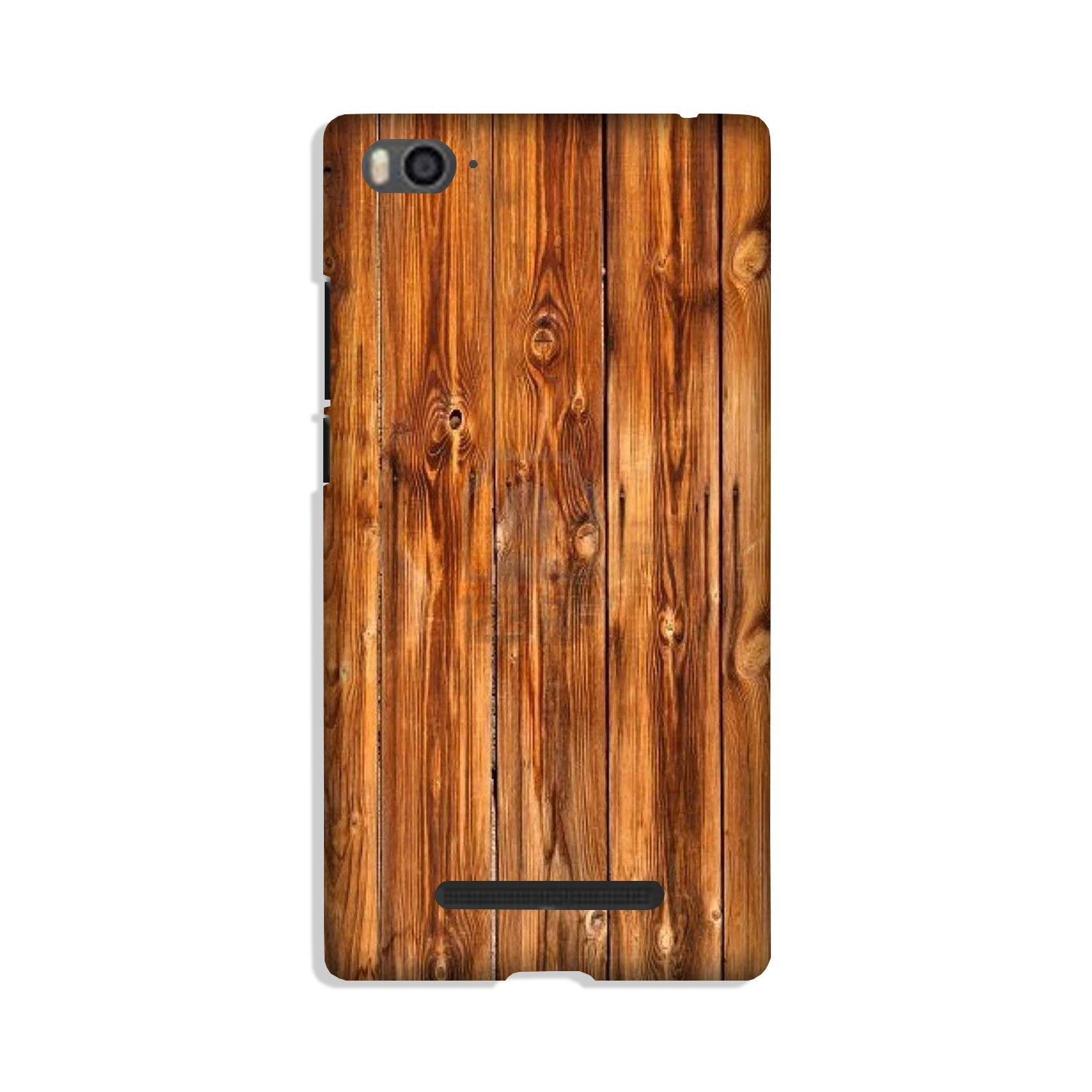 Wooden Texture Mobile Back Case for Xiaomi Mi 4i (Design - 376)