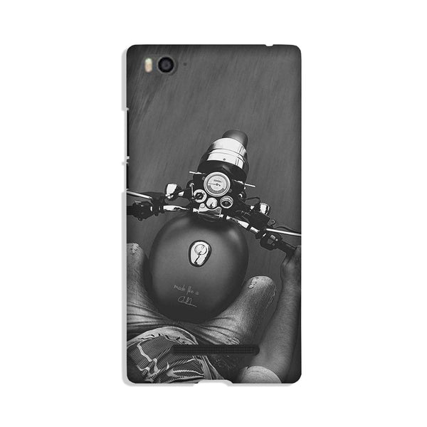 Royal Enfield Mobile Back Case for Xiaomi Mi 4i (Design - 382)