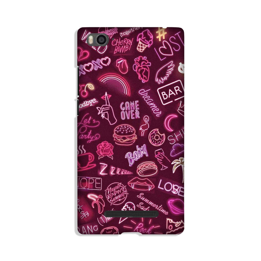 Party Theme Mobile Back Case for Xiaomi Mi 4i (Design - 392)