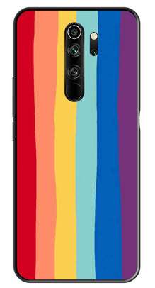 Rainbow MultiColor Metal Mobile Case for Redmi Note 8 Pro