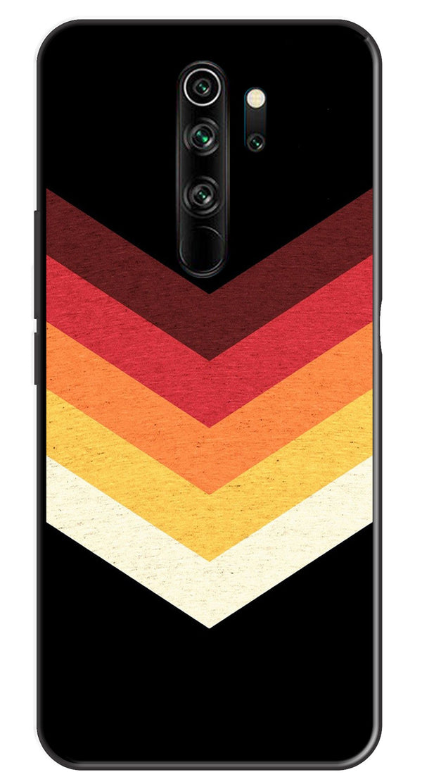 MultiColor Arrow Metal Mobile Case for Redmi Note 8 Pro   (Design No -04)