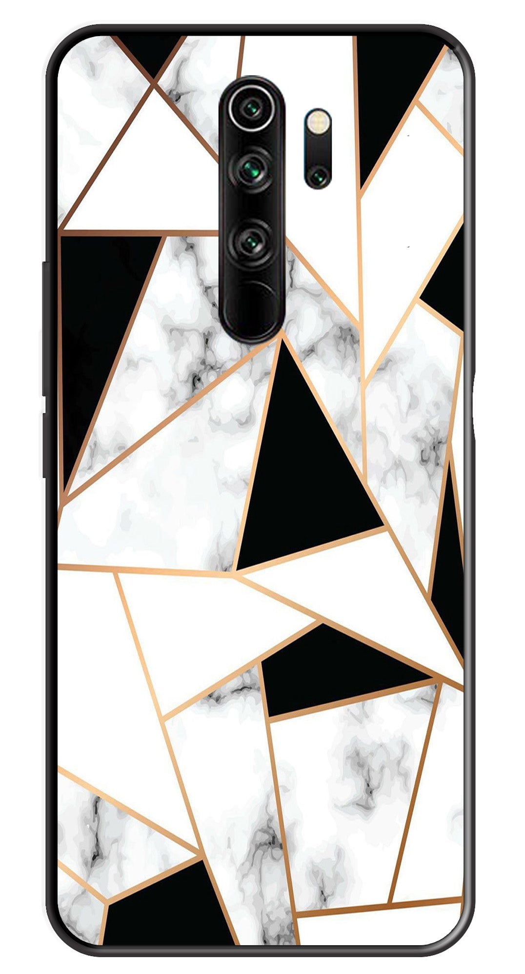 Marble Design2 Metal Mobile Case for Redmi Note 8 Pro   (Design No -08)