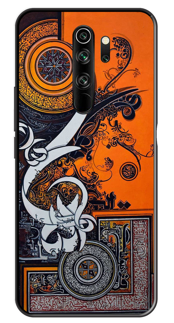 Qalander Art Metal Mobile Case for Redmi Note 8 Pro   (Design No -16)