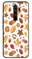 Autumn Leaf Metal Mobile Case for Redmi Note 8 Pro   (Design No -19)