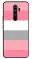 Pink Pattern Metal Mobile Case for Redmi Note 8 Pro   (Design No -23)