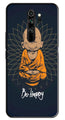 Be Happy Metal Mobile Case for Redmi Note 8 Pro   (Design No -27)