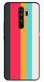 Muted Rainbow Metal Mobile Case for Redmi Note 8 Pro   (Design No -31)
