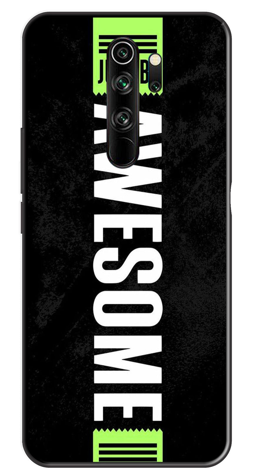 Awesome Metal Mobile Case for Redmi Note 8 Pro   (Design No -33)