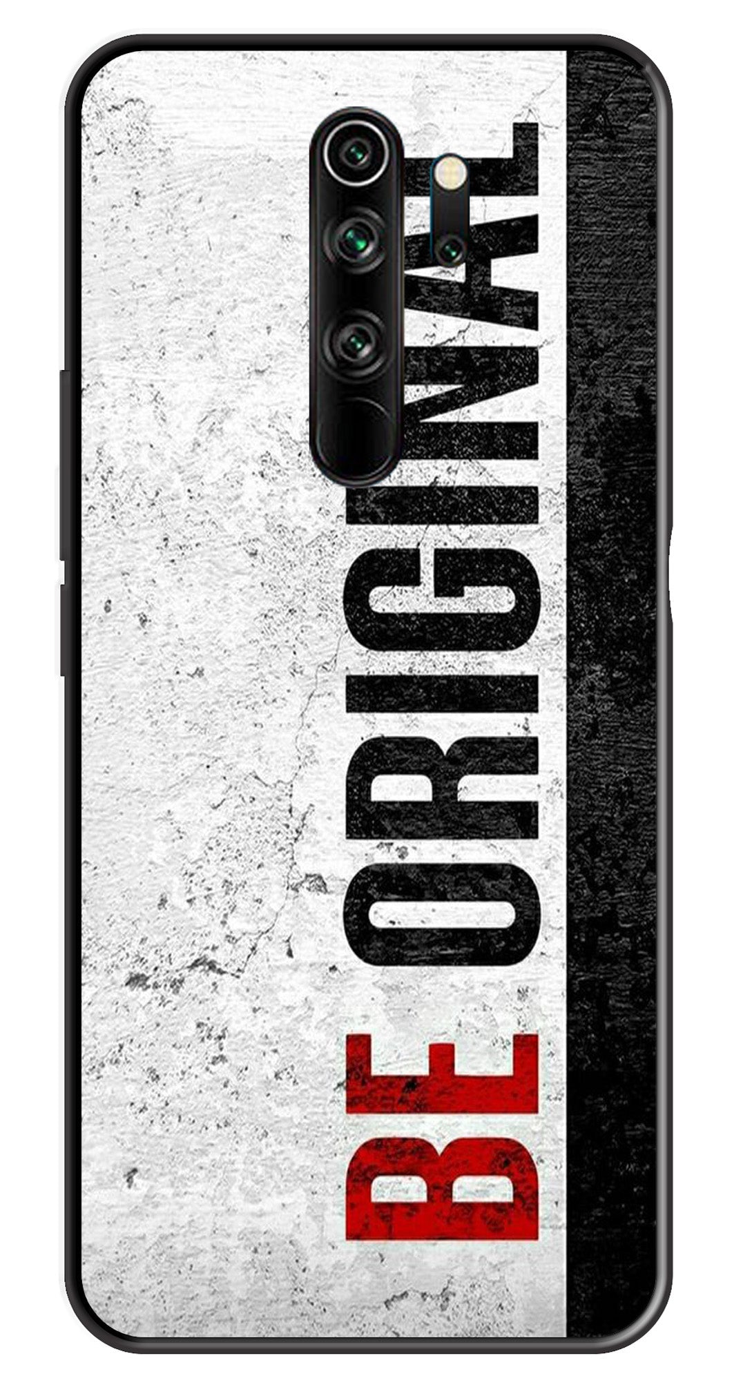 Be Original Metal Mobile Case for Redmi Note 8 Pro   (Design No -38)