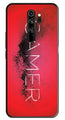 Gamer Pattern Metal Mobile Case for Redmi Note 8 Pro   (Design No -41)