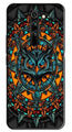 Owl Pattern Metal Mobile Case for Redmi Note 8 Pro   (Design No -42)