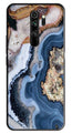 Marble Design Metal Mobile Case for Redmi Note 8 Pro   (Design No -53)