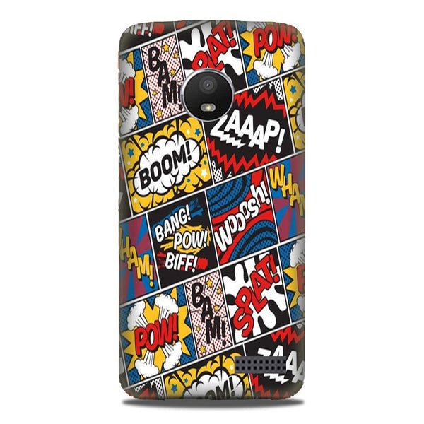 Boom Mobile Back Case for Moto E4 (Design - 302)