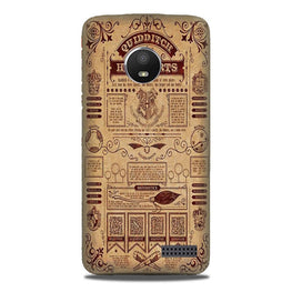 Hogwarts Mobile Back Case for Moto E4 Plus (Design - 304)