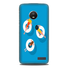 Girlish Mobile Back Case for Moto E4 (Design - 306)