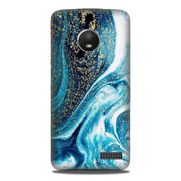 Marble Texture Mobile Back Case for Moto E4 Plus (Design - 308)