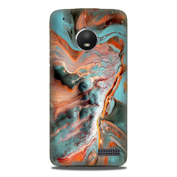 Marble Texture Mobile Back Case for Moto E4 (Design - 309)