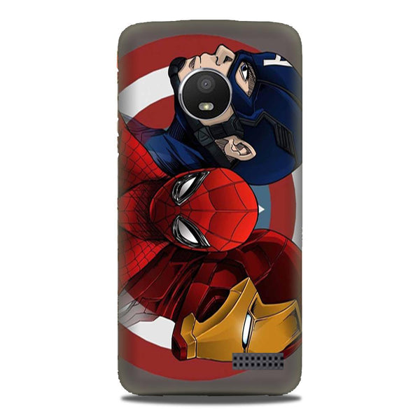 Superhero Mobile Back Case for Moto E4 (Design - 311)