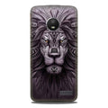 Lion Mobile Back Case for Moto E4 (Design - 315)
