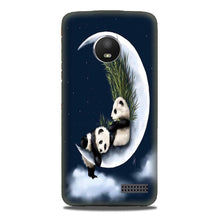Panda Moon Mobile Back Case for Moto E4 Plus (Design - 318)