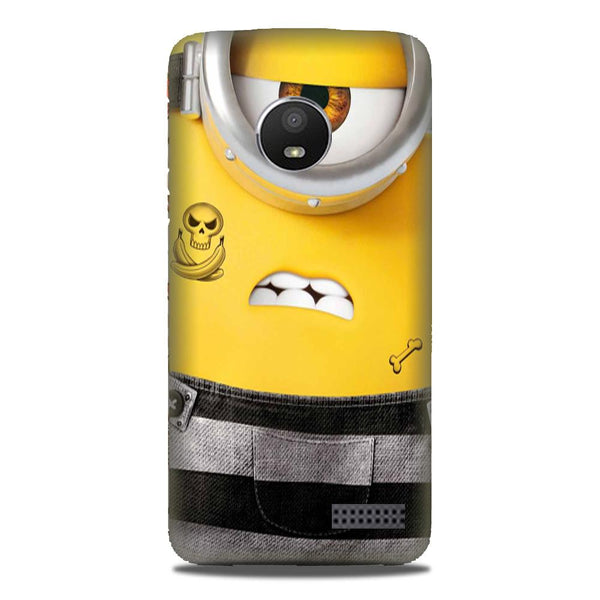 Minion Mobile Back Case for Moto E4 (Design - 324)