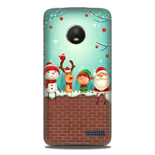 Santa Claus Mobile Back Case for Moto E4 Plus (Design - 334)