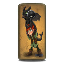 Dragon Mobile Back Case for Moto E4 (Design - 336)