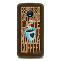 Love Coffee Mobile Back Case for Moto E4 Plus (Design - 351)