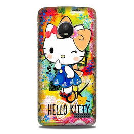 Hello Kitty Mobile Back Case for Moto E4 (Design - 362)
