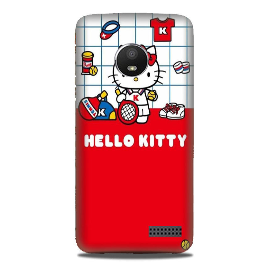 Hello Kitty Mobile Back Case for Moto E4 (Design - 363)
