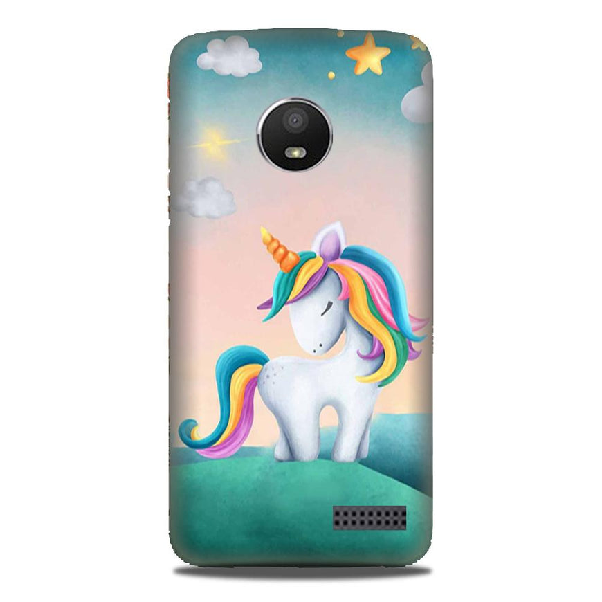 Unicorn Mobile Back Case for Moto E4 (Design - 366)