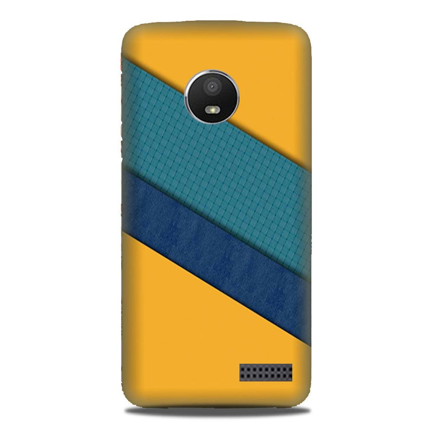 Diagonal Pattern Mobile Back Case for Moto E4 (Design - 370)