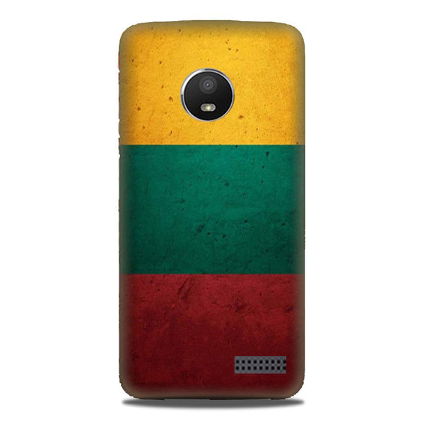 Color Pattern Mobile Back Case for Moto E4 (Design - 374)