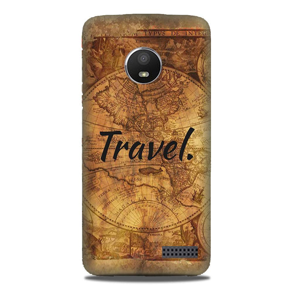Travel Mobile Back Case for Moto E4 Plus (Design - 375)