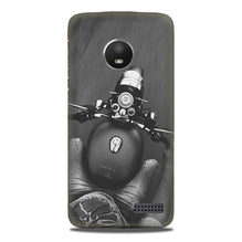 Royal Enfield Mobile Back Case for Moto E4 (Design - 382)