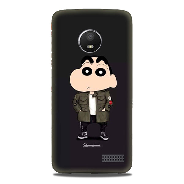 Shin Chan Mobile Back Case for Moto E4 (Design - 391)