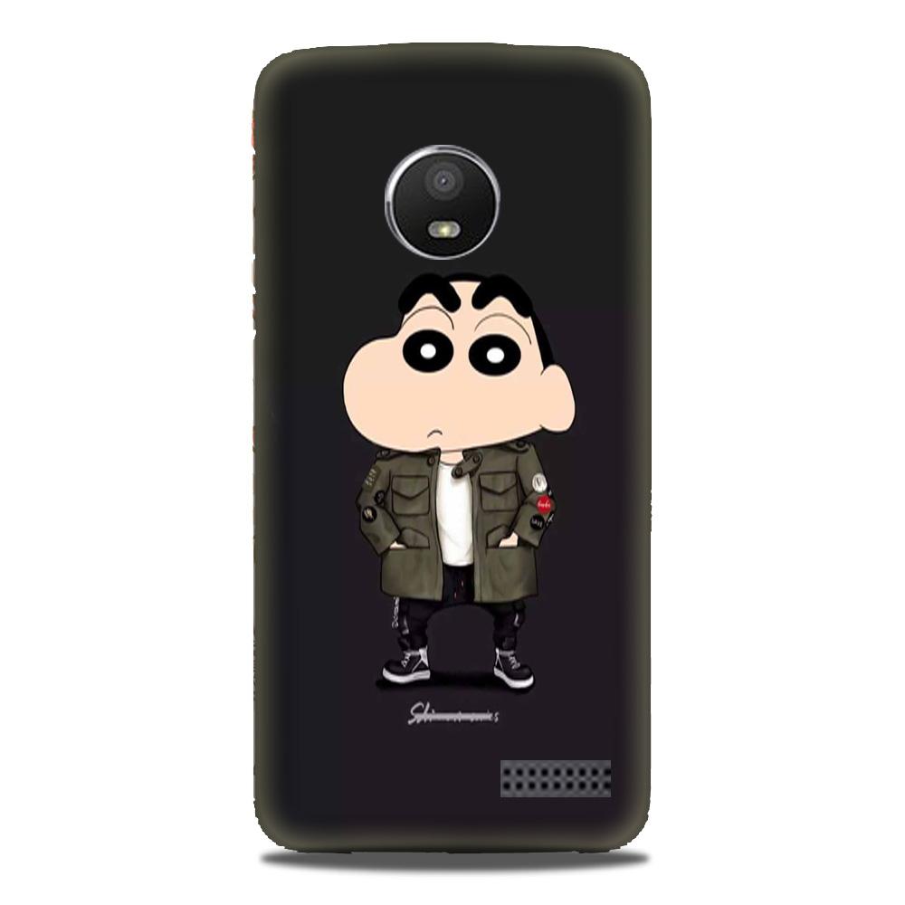 Shin Chan Mobile Back Case for Moto E4 Plus (Design - 391)