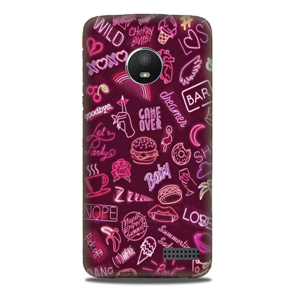 Party Theme Mobile Back Case for Moto E4 (Design - 392)