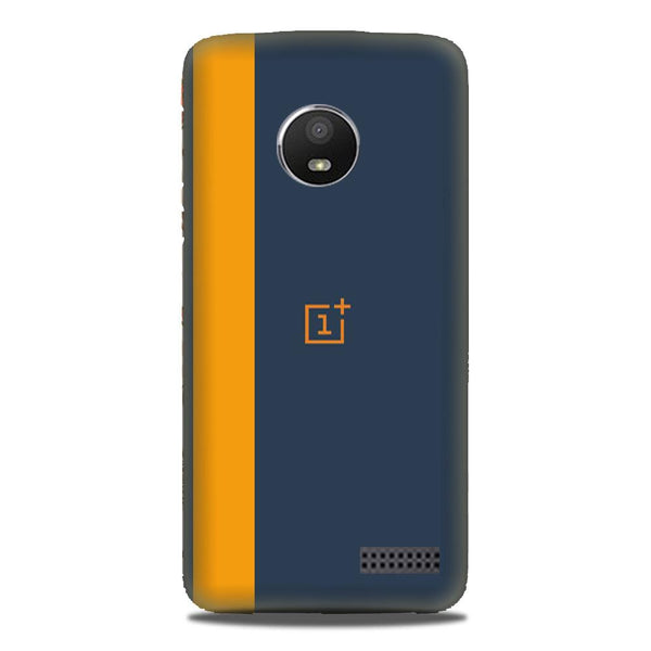 Oneplus Logo Mobile Back Case for Moto E4 (Design - 395)