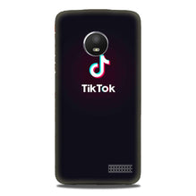 Tiktok Mobile Back Case for Moto E4 (Design - 396)