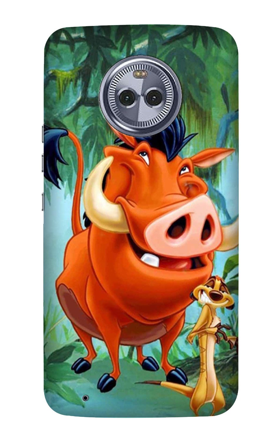 Timon and Pumbaa Mobile Back Case for Moto G6 Plus (Design - 305)