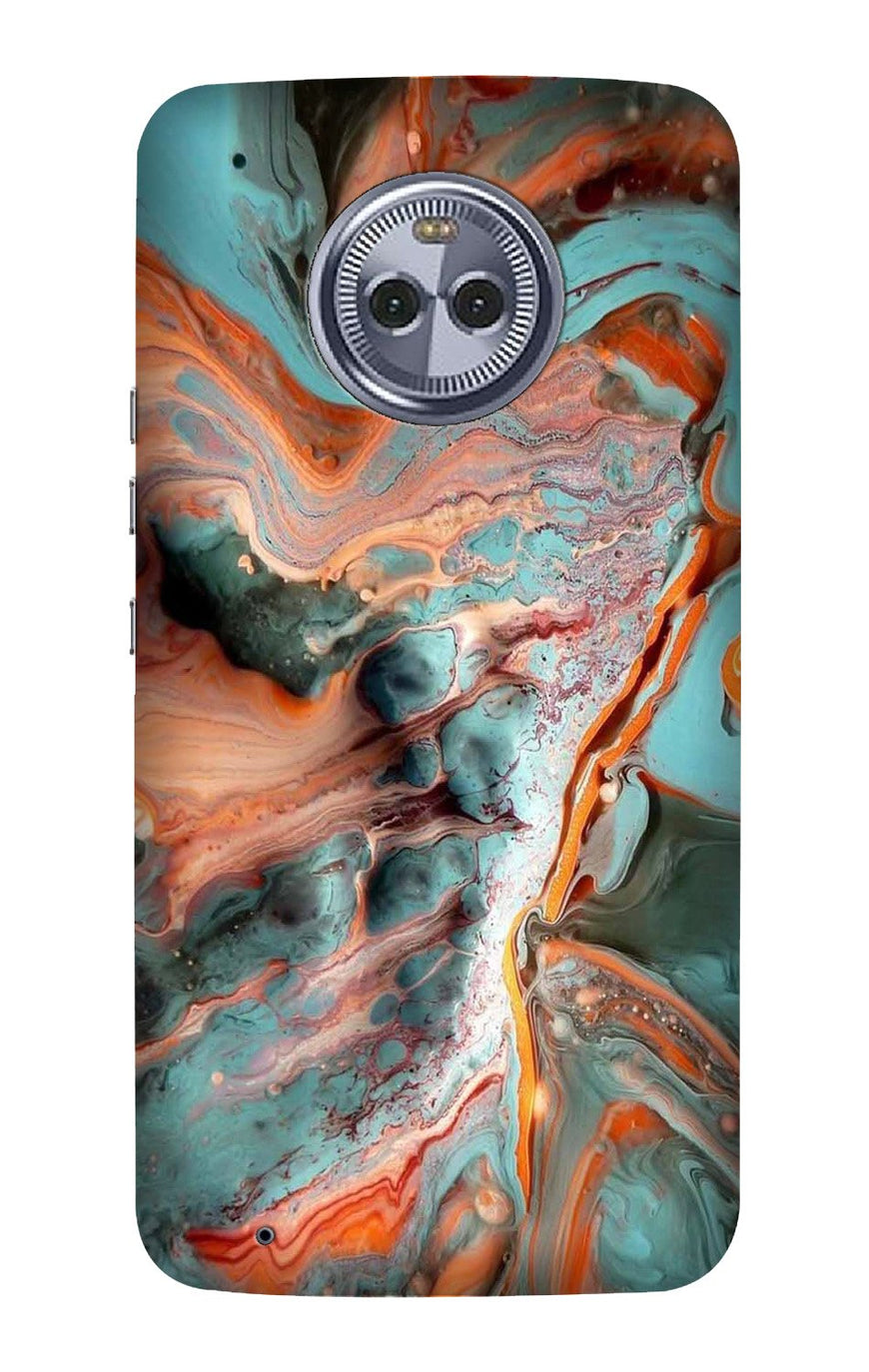 Marble Texture Mobile Back Case for Moto G6 Play (Design - 309)