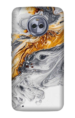 Marble Texture Mobile Back Case for Moto X4 (Design - 310)
