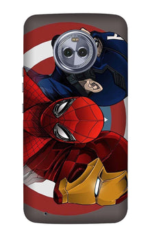 Superhero Mobile Back Case for Moto X4 (Design - 311)