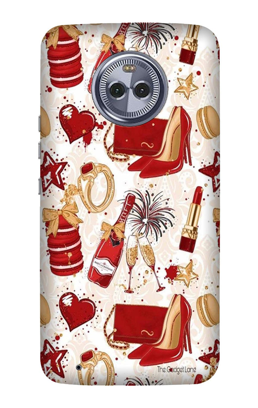 Girlish Mobile Back Case for Moto X4 (Design - 312)