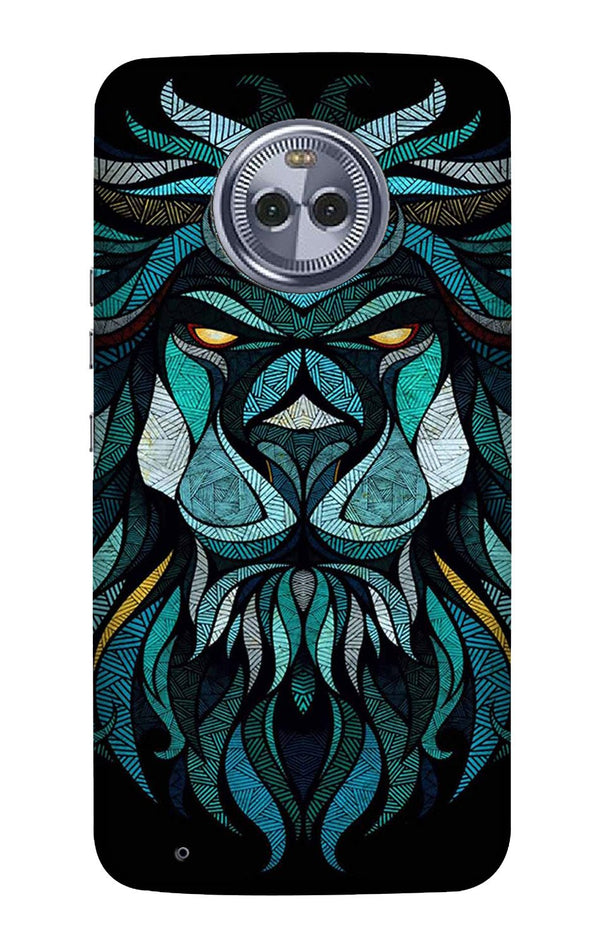 Lion Mobile Back Case for Moto G6 (Design - 314)