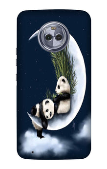 Panda Moon Mobile Back Case for Moto X4 (Design - 318)