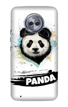 Panda Mobile Back Case for Moto X4 (Design - 319)
